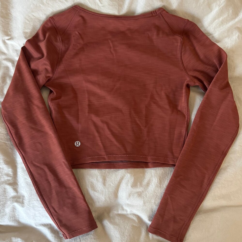 Lululemon Wunder Train Cropped Long Sleeve